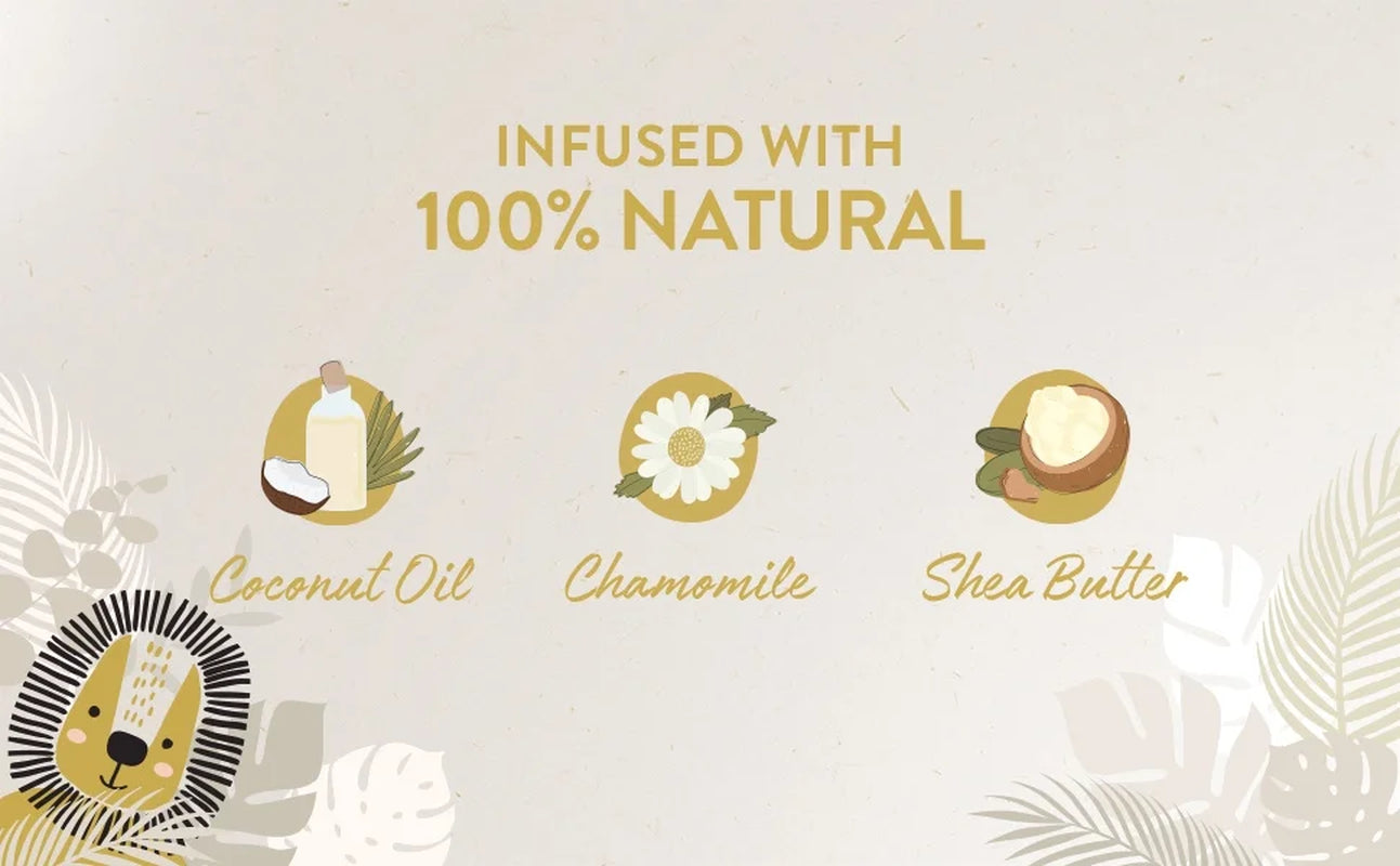 Baby Curl Shampoo with Pump, 100% Coconut Oil, Chamomile & Shea Butter, 100% Natural, 13.5 Oz